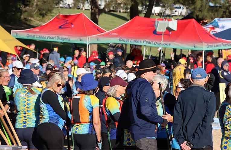 Crowds flock to the regatta. Photo: supplied by Jenny Higgins
