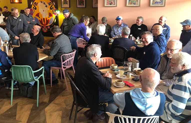 Conversation and camaraderie through Port Macquarie’s Blokes Coffee Time