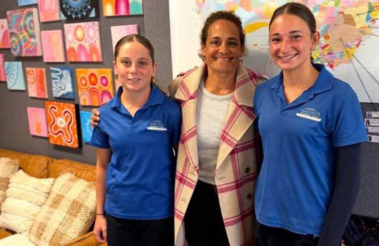 Sista Connections trio Ruby, Grace and Lilly repurpose shoes for remote communities