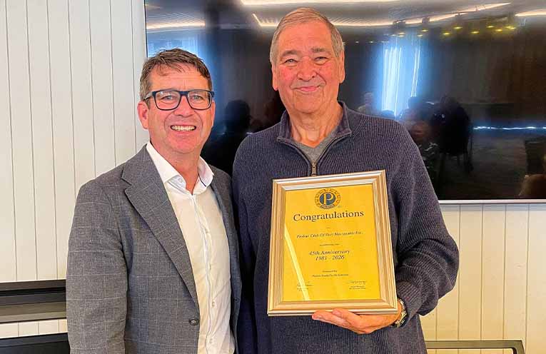 Oldest Probus Club in the Hastings marks 45 years