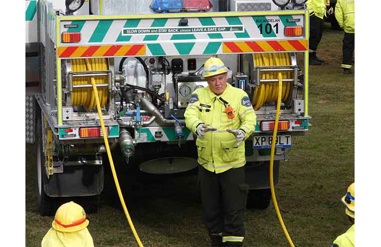 Firefighters sharpened their skills on the Mid North Coast ahead of bushfire season. Photo: Supplied.
