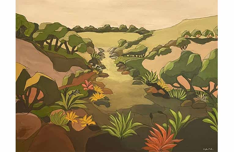 Cynthia Miller - Morning Walk. Photo: Supplied.