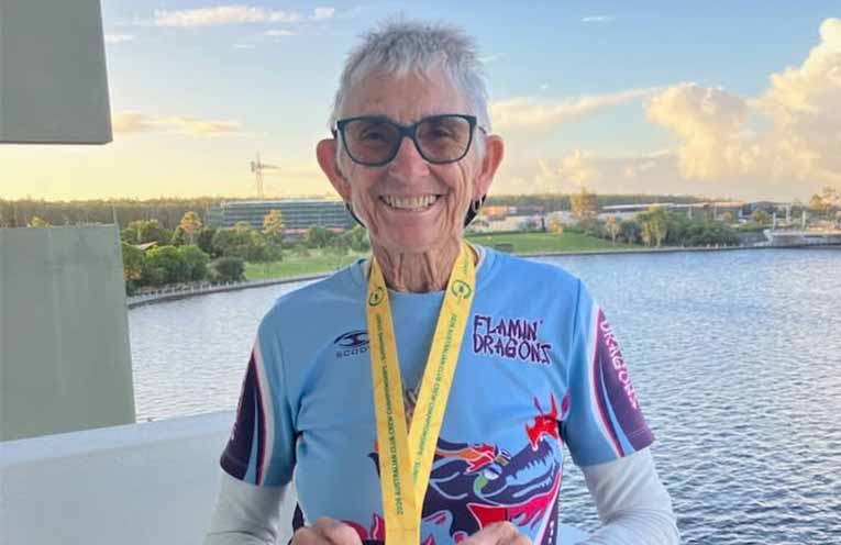 Port Macquarie Flamin’ Dragons paddler Yvonne Couper named 2026 Senior Athlete of the Year